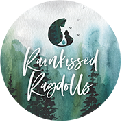 Family Ragdoll Cattery Rainkissed Ragdolls Logo